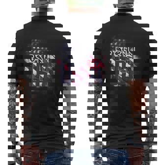 Born In The Usa Cool Holiday 4Th July Celebration Men's T-shirt Back Print - Thegiftio