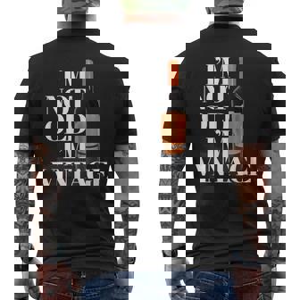 Botella Deino Clásica Divertida Con Texto I Not Old I'mintage Camiseta Hombre Estampado Espalda - Regaloses