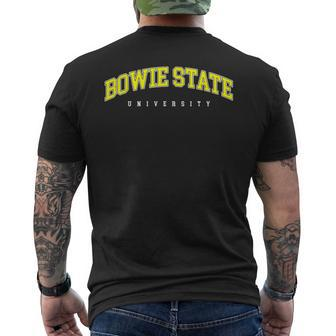 Bowie State University Retro Women Men's T-shirt Back Print - Monsterry AU