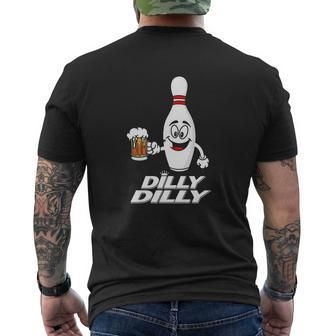 Bowling Dilly Dilly Beer Shirt Mens Back Print T-shirt - Thegiftio