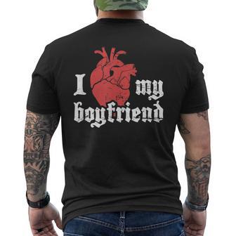 Boyfriend Punk Rock Band & Hardcore Punk Rock Men's T-shirt Back Print - Monsterry AU