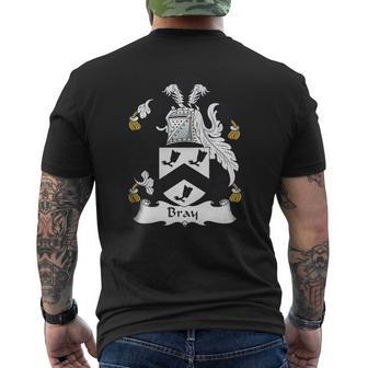 Bray Coat Of Arms Irish Family Crests Mens Back Print T-shirt - Seseable