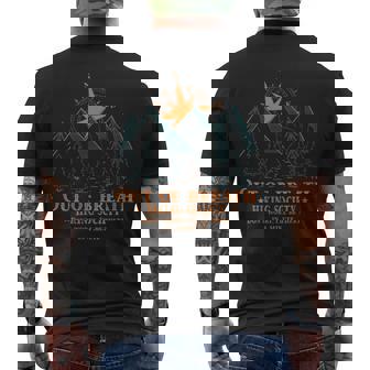 Out Of Breath Hiking Society Men's T-shirt Back Print - Seseable