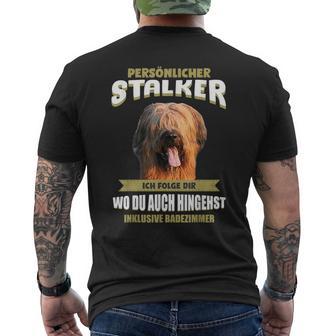 Briard Briard Dog T-Shirt mit Rückendruck - Seseable