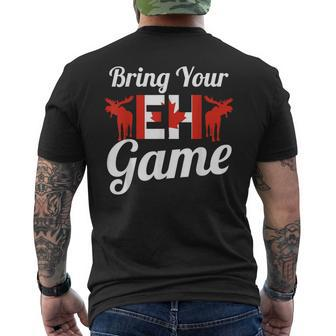Bring Your Eh Game Canada Men's T-shirt Back Print - Monsterry CA