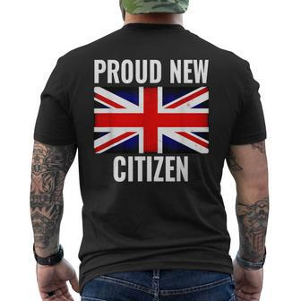 British Citizenship Proud New Citizen Uk 2019 Men's T-shirt Back Print - Thegiftio UK