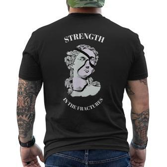 Broken But Strong Men's T-shirt Back Print | Mazezy