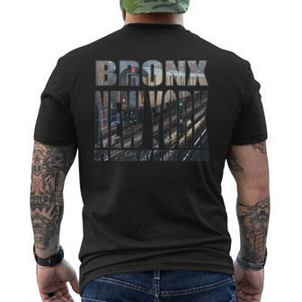 Bronx New York Where My Story Begins Men's T-shirt Back Print - Monsterry UK