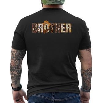 Brother Of The Birthday Boy Western Rodeo Family Matching Men's T-shirt Back Print | Mazezy CA