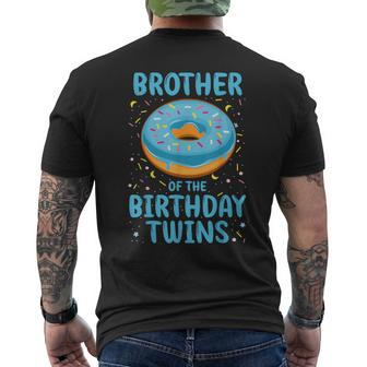 Brother Of The Birthday Twins Men's T-shirt Back Print | Seseable CA