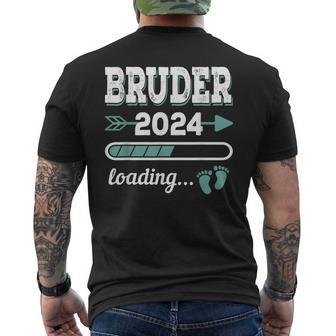 Bruder 2024 Loading Werdender Großer Bruder 2024 T-Shirt mit Rückendruck - Geschenkecke