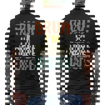 Bruh I'm Double Digits 10 Year Old 10Th Birthday Boy Men's T-shirt Back Print - Monsterry