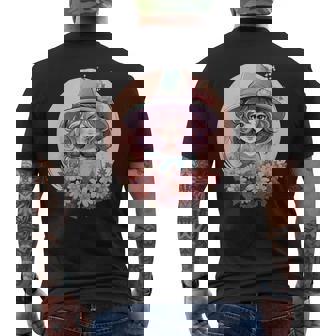 Bruja Linda Con Flores I Bruja Estética Camiseta Hombre Estampado Espalda - Regaloses