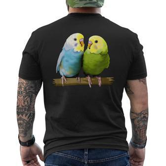 Budgie Pet Parrot Bird T-Shirt mit Rückendruck - Seseable