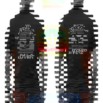 Budtender For Dispensary Fans Mens Back Print T-shirt - Thegiftio
