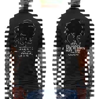 Buffalo New York Solar Eclipse 2024 Totality April 8 2024 Men's T-shirt Back Print - Seseable