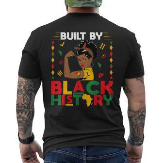 Built By Black History Black History Month African Womens Men's T-shirt Back Print | Mazezy CA
