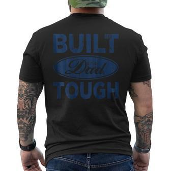 Built Dad Tough Father's Day Men's T-shirt Back Print - Monsterry
