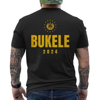 Bukele 2024 Presidente De El Salvador Men's T-shirt Back Print | Mazezy UK