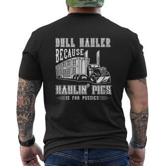 Bull Hauler Hauling Pigs T Shirt Mens Back Print T-shirt - Thegiftio UK