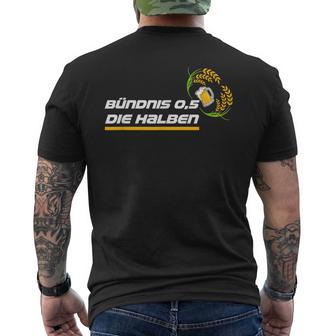 Bündnis 05 Die Halben T-Shirt mit Rückendruck - Geschenkecke