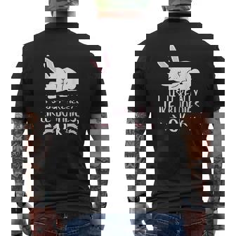 Bunny Bunnies Rabbit Mens Back Print T-shirt - Thegiftio