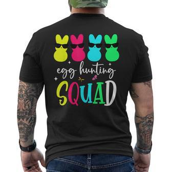 Bunny Egg Hunting Squad Easter Family Cousin Group Matching Men's T-shirt Back Print - Thegiftio UK