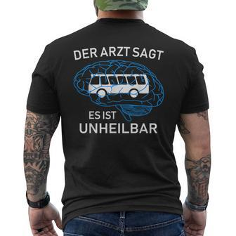 Bus Driver Bus Love Omnibus Bus Fan T-Shirt mit Rückendruck - Seseable