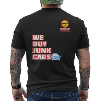 We Buy Junk Cars In Titusville Auto Junker Men's T-shirt Back Print - Monsterry