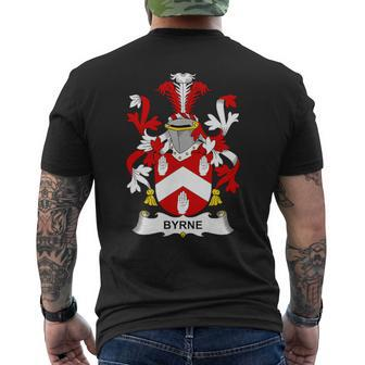 Byrne Coat Of Arms Family Crest Men's T-shirt Back Print - Seseable