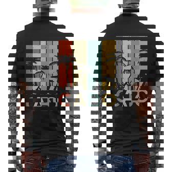 Cabo San Lucas Mexico Tropical Vintage Mens Back Print T-shirt - Thegiftio