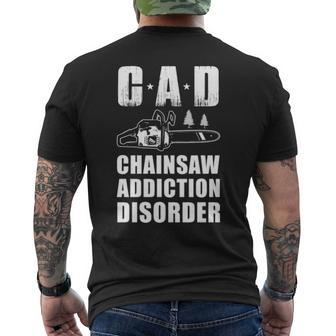 Cad Chainsaw Men's T-shirt Back Print | Mazezy
