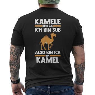 Camel T-Shirt mit Rückendruck - Seseable