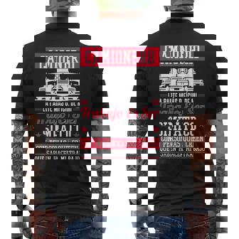 Camionero Conductor De Camión Idea De Regalo Día Del Padre Camiseta Hombre Estampado Espalda - Regaloses