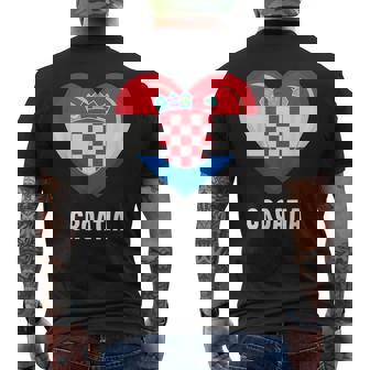 Camisa Con La Bandera De Croacia Croacia Camiseta Hombre Estampado Espalda - Regaloses