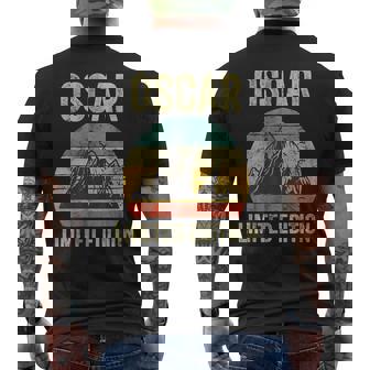 Camisa Con Nombre Personalizado Oscarintage Edición Limitada Camiseta Hombre Estampado Espalda - Regaloses