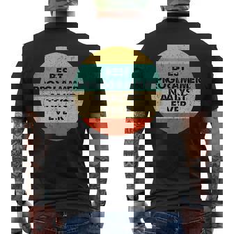 Camisa De Analista Programador Mejor Analista Programador Camiseta Hombre Estampado Espalda - Regaloses