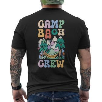 Camping Bridal Party Camp Bachelorette Camp Bach Crew Men's T-shirt Back Print | Mazezy CA