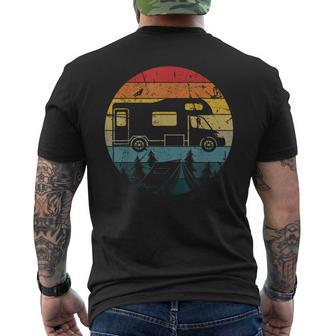 Camping Motorhome Van Vintage In Caravan T-Shirt mit Rückendruck - Seseable