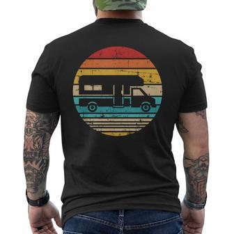Camping Vintage Camper Van T-Shirt mit Rückendruck - Seseable