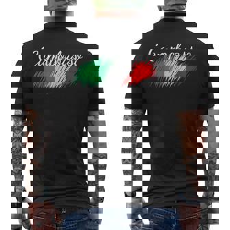 Campobasso Italia Bandera Italia Souvenir Regalo A Juego Italiano Camiseta Hombre Estampado Espalda - Regaloses