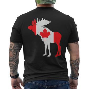 Canada Flag Canada Map Canada For Women Men's T-shirt Back Print - Seseable