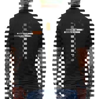Cancer Du Poumon Cigarettes Mort Fumer Tue T-shirt imprimé au dos - Cadeauxyz