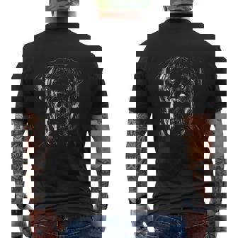 Cane Corso Portrait Mens Back Print T-shirt - Thegiftio