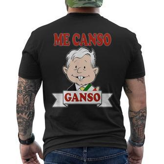 Me Canso Ganso Amlo La Esperanza De Mexico Morena Men's T-shirt Back Print - Monsterry AU