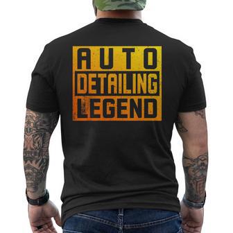 Car Detailer & Car Wash Car Polisher Car Detailing Legend Men's T-shirt Back Print - Monsterry UK