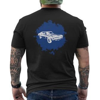 Car Enthusiast Muscle Car Mens Back Print T-shirt | Mazezy