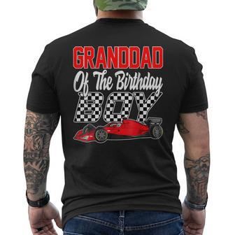Car Racing Granddad Of The Birthday Boy Formula Race Car Men's T-shirt Back Print | Mazezy AU