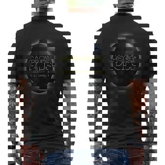 Carbondale Eclipse August 21 2017 & April 8 2024 Men's T-shirt Back Print - Seseable