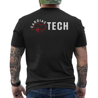 Cardiac Tech Heart Men's T-shirt Back Print | Mazezy